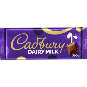 Cadbury Dairy Milk Chocolate Bar 14x360g