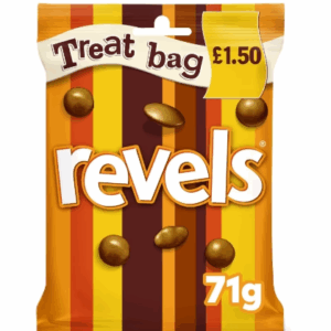 Revels Milk Chocolate with Raisins, Coffee or Orange Treat Bag 20 x 71g