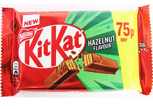 KitKat 4 Finger Hazelnut Chocolate Biscuit Bar 24x41.5g